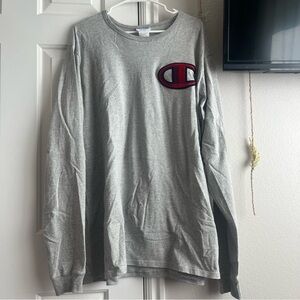 Champion Heather Gray Long Sleeve Top